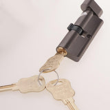 Max Modern Style Mute Interior Door Handle Lock Bedroom Privacy Lockset Gray - Aladdin Shoppers