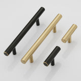 Max Modern Style Solid Copper Furniture Door Handle T Bar Pulls Brass - Aladdin Shoppers