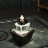 Max Monk Buddha Censer Ceramic Waterfall Backflow Incense Burner Holder Style 15 - Aladdin Shoppers
