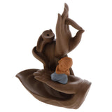 Max Monk Censer Ceramic Waterfall Backflow Buddha Hand Incense Burner Style 03 - Aladdin Shoppers