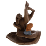 Max Monk Censer Ceramic Waterfall Backflow Buddha Hand Incense Burner Style 03 - Aladdin Shoppers