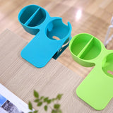 Max Multi-functional Home Office Table Desktop Cup Holder Clamp Clip Blue - Aladdin Shoppers
