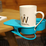 Max Multi-functional Home Office Table Desktop Cup Holder Clamp Clip Blue - Aladdin Shoppers