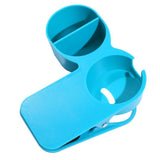 Max Multi-functional Home Office Table Desktop Cup Holder Clamp Clip Blue - Aladdin Shoppers