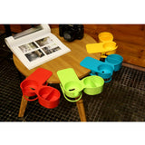 Max Multi-functional Home Office Table Desktop Cup Holder Clamp Clip Yellow - Aladdin Shoppers