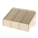Max Multifunctional Wooden Storage Box Desktop 24 Grid Rack for Phone gray - Aladdin Shoppers