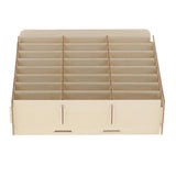 Max Multifunctional Wooden Storage Box Desktop 24 Grid Rack for Phone gray - Aladdin Shoppers