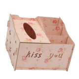 Max Multifunctional Wooden Tissue Box Remote Control Storage Box Saturna - Aladdin Shoppers