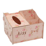 Max Multifunctional Wooden Tissue Box Remote Control Storage Box Saturna - Aladdin Shoppers