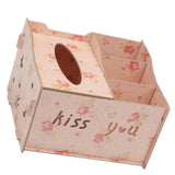 Max Multifunctional Wooden Tissue Box Remote Control Storage Box Saturna - Aladdin Shoppers