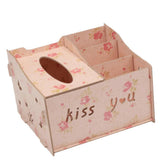 Max Multifunctional Wooden Tissue Box Remote Control Storage Box Saturna - Aladdin Shoppers