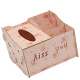 Max Multifunctional Wooden Tissue Box Remote Control Storage Box Saturna - Aladdin Shoppers