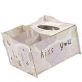 Max Multifunctional Wooden Tissue Box Remote Control Storage Box White Leaves - Aladdin Shoppers