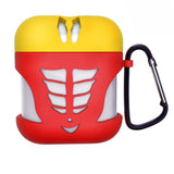 Max Muscle Shape Silicone Protective Case with Keychain for Apple AirPods B# - Aladdin Shoppers