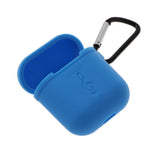 Max Music Model Silicone Protective Case with Keychain for Apple AirPods Blue - Aladdin Shoppers