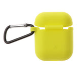 Max Music Model Silicone Protective Case with Keychain for Apple AirPods Yellow - Aladdin Shoppers