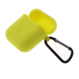 Max Music Model Silicone Protective Case with Keychain for Apple AirPods Yellow - Aladdin Shoppers