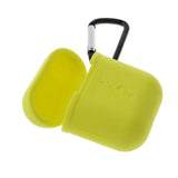 Max Music Model Silicone Protective Case with Keychain for Apple AirPods Yellow - Aladdin Shoppers