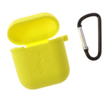 Max Music Model Silicone Protective Case with Keychain for Apple AirPods Yellow - Aladdin Shoppers