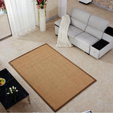 Max Natural Fiber Collection Sisal Runners Area Rug Mat A Beige Edge 60x120cm - Aladdin Shoppers