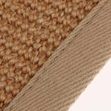 Max Natural Fiber Collection Sisal Runners Area Rug Mat A Beige Edge 60x150cm - Aladdin Shoppers