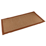 Max Natural Fiber Collection Sisal Runners Area Rug Mat A Brown Edge 75x120cm - Aladdin Shoppers