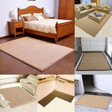 Max Natural Fiber Collection Sisal Runners Area Rug Mat A Brown Edge 75x120cm - Aladdin Shoppers