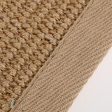 Max Natural Fiber Collection Sisal Runners Area Rug Mat B Beige Edge 60x120cm - Aladdin Shoppers