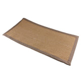 Max Natural Fiber Collection Sisal Runners Area Rug Mat B Khaki Edge 40x120cm - Aladdin Shoppers