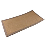 Max Natural Fiber Collection Sisal Runners Area Rug Mat B Khaki Edge 40x120cm - Aladdin Shoppers