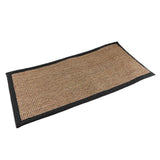 Max Natural Fiber Collection Sisal Runners Area Rug Mat C Black Edge 75x120cm - Aladdin Shoppers