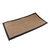 Max Natural Fiber Collection Sisal Runners Area Rug Mat C Black Edge 75x120cm - Aladdin Shoppers