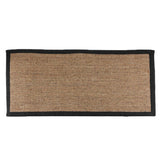 Max Natural Fiber Collection Sisal Runners Area Rug Mat C Black Edge 75x120cm - Aladdin Shoppers