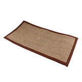 Max Natural Fiber Collection Sisal Runners Area Rug Mat C Coffee Edge 60x120cm - Aladdin Shoppers