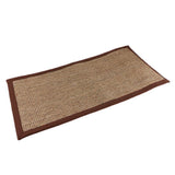 Max Natural Fiber Collection Sisal Runners Area Rug Mat C Coffee Edge 60x120cm - Aladdin Shoppers