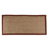 Max Natural Fiber Collection Sisal Runners Area Rug Mat C Coffee Edge 60x120cm - Aladdin Shoppers