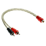 Max New Car Vehicle Stereo Audio Cable Aux Auxiliary Cord 1 Male to 2 Female - Aladdin Shoppers