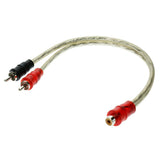 Max New Car Vehicle Stereo Audio Cable Aux Auxiliary Cord 1 Male to 2 Female - Aladdin Shoppers