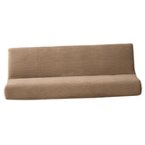 Max Non-Slip Armless Sofa Cover Full Folding Sofa Bed Slipcover Coffee S - Aladdin Shoppers