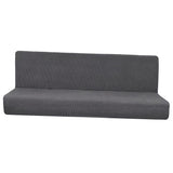 Max Non-Slip Armless Sofa Cover Full Folding Sofa Bed Slipcover Gray L - Aladdin Shoppers