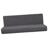 Max Non-Slip Armless Sofa Cover Full Folding Sofa Bed Slipcover Gray L - Aladdin Shoppers