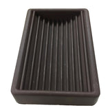 Max Non Slip Thicken Rubber Furniture Cups Rectangle - 50x70mm - Aladdin Shoppers