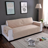 Max Nonslip Sofa Couch Slipcover Furniture Pet Protector Light Coffee - 3 Seater - Aladdin Shoppers
