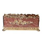 Max Nordic Royal Style Tissue Box Acrylic Napkin Cover Retro Holders Gold Coffe - Aladdin Shoppers