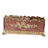 Max Nordic Royal Style Tissue Box Acrylic Napkin Cover Retro Holders Gold Coffe - Aladdin Shoppers