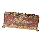 Max Nordic Royal Style Tissue Box Acrylic Napkin Cover Retro Holders Gold Coffe - Aladdin Shoppers