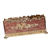 Max Nordic Royal Style Tissue Box Acrylic Napkin Cover Retro Holders Gold Coffe - Aladdin Shoppers