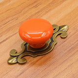 Max Nordic Style Cabinet Door Handle Knob Candy Color Drawer Pull Orange - Aladdin Shoppers