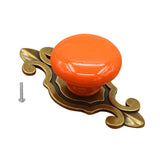 Max Nordic Style Cabinet Door Handle Knob Candy Color Drawer Pull Orange - Aladdin Shoppers