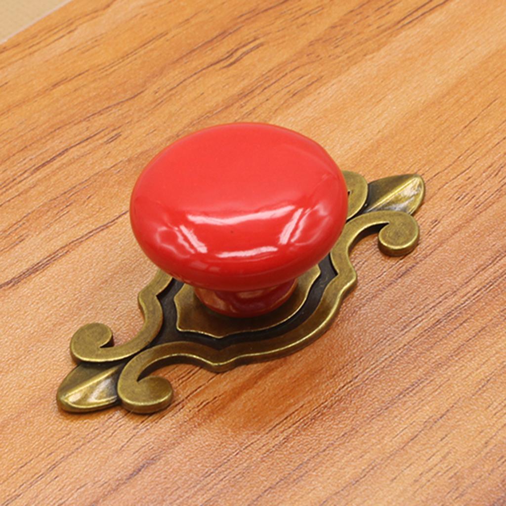Max Nordic Style Cabinet Door Handle Knob Candy Color Drawer Pull Red - Aladdin Shoppers
